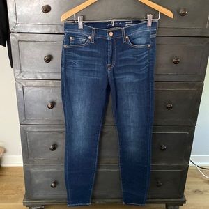 NWOT 7 for all mankind ankle gwenevere jeans Size 28
